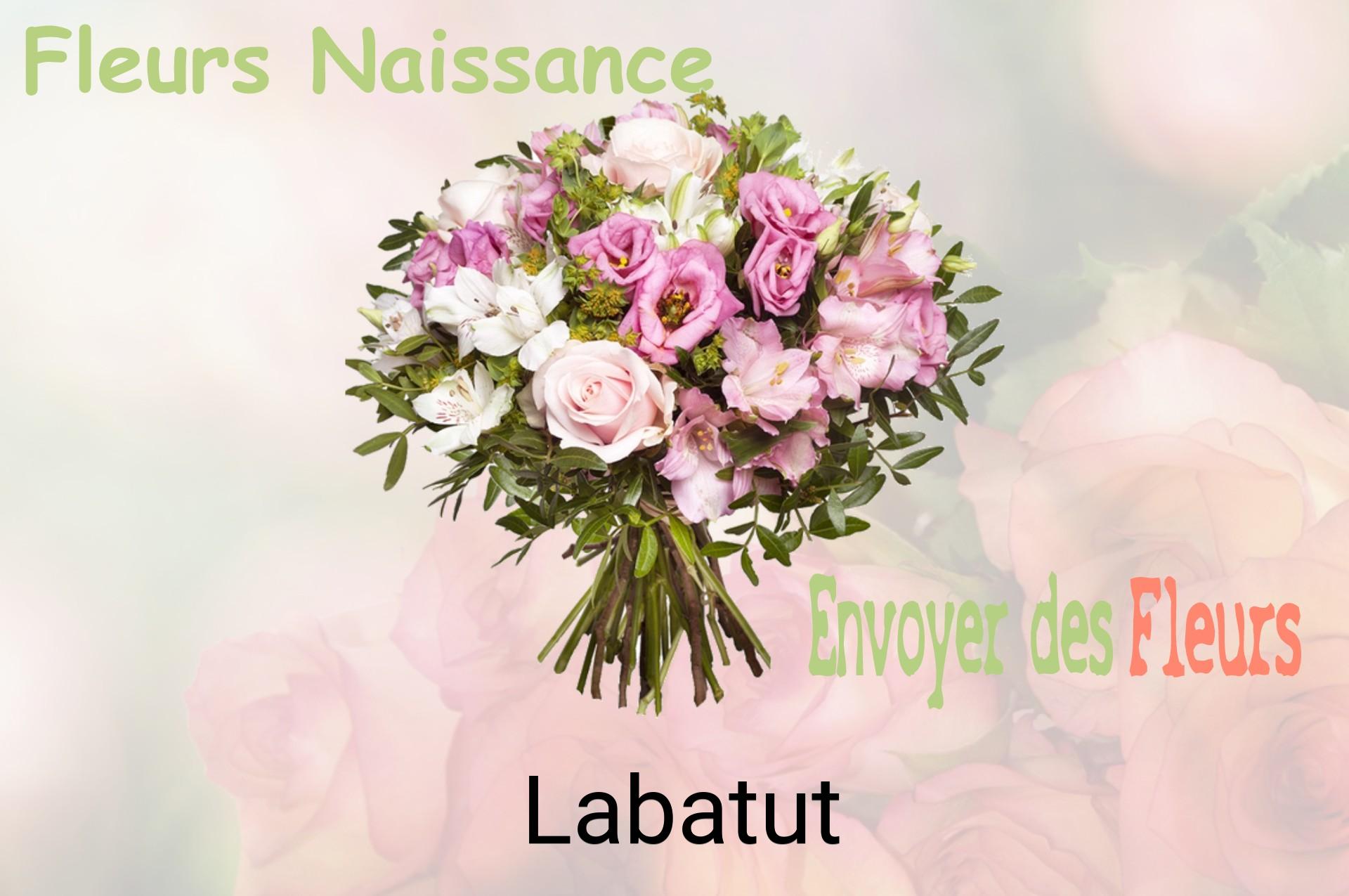 Bouquet de fleurs de naissance livré à Labatut